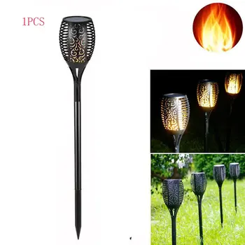 

LED Flame Lamp 96LEDs Lawn Flame Flickering Torch Light Outdoor Solar LED Fire Lights Garden Decoration