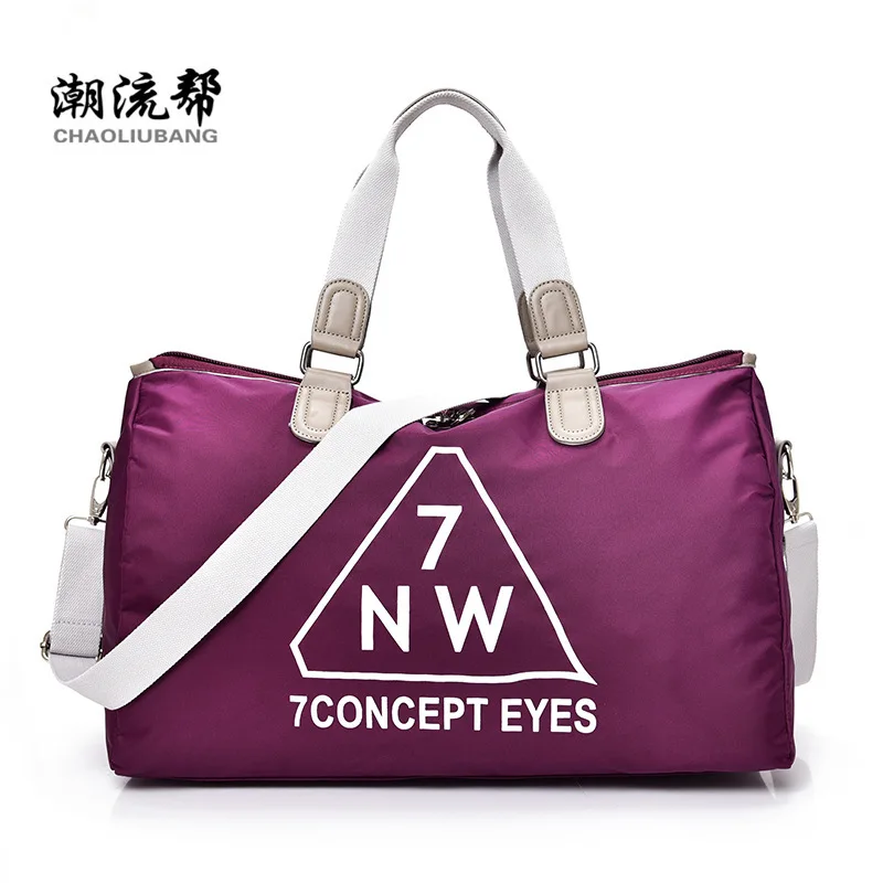

2019 Korean-style New Style WOMEN'S Bag Simple Waterproof Oxford Cloth Versatile Shoulder Bag Hand Large Bag Fashion Foreign Tra