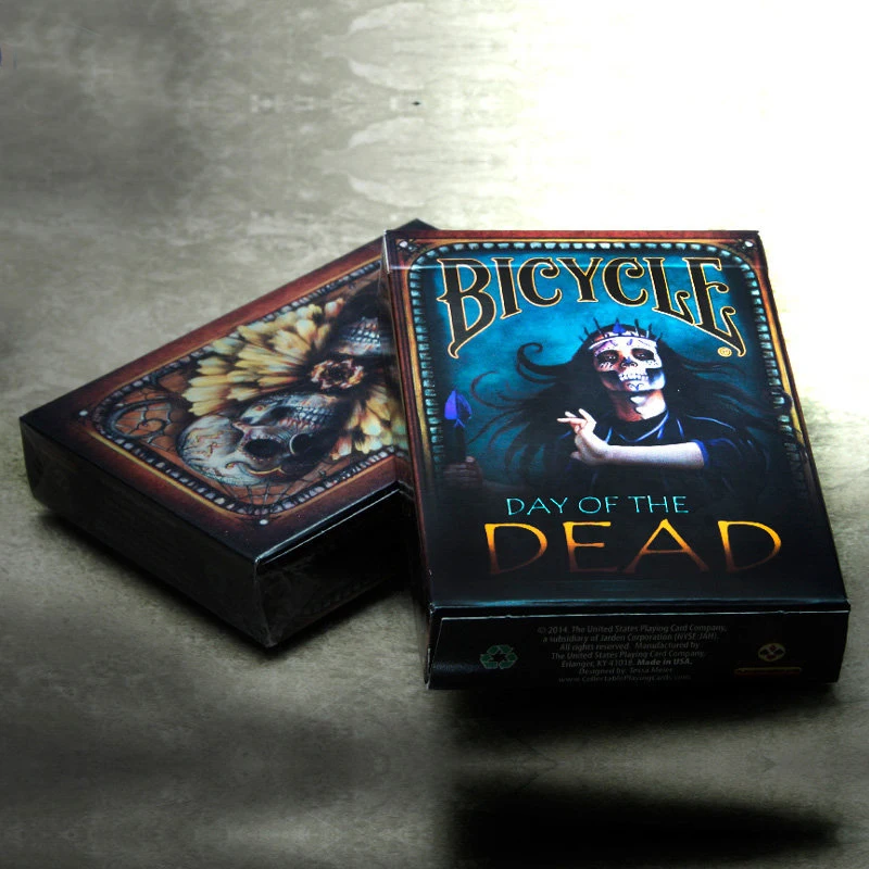 

1 deck Bicycle Cards Day Of The Dead Playing Cards Regular Bicycle Deck Rider Back Card Magic Trick Magic Props