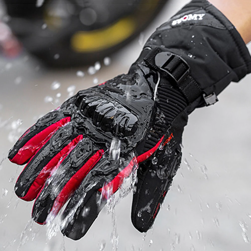 

2020New Motorcycle Windproof Waterproof Gloves Motorbike Winter Warm Touch Screen Motosiklet Protective Riding Men Guantes Luvas