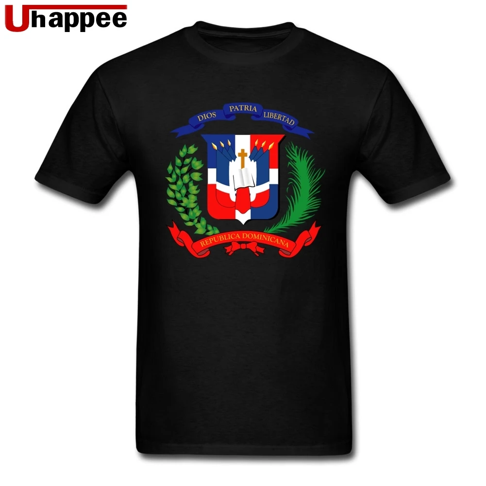 1980 модные флаг Доминиканской Республики футболки мужские Элитный бренд дизайн Рубашка с короткими рукавами молодой человек футболки высокий Размеры