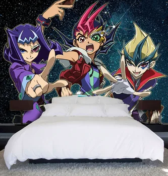 

[Self-Adhesive] 3D Yu Gi Oh 142 Japan Anime Wall Paper mural Wall Print Decal Wall Murals Belly