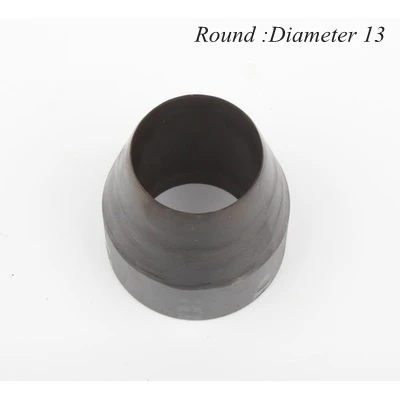 Round Diameter 13 Резиновый нож гантели резак растягивающийся прямоугольный резак форма-полумесяц круглорез водонепроницаемые штаны стальной силиконовый пластик - Цвет: Round Diameter 13