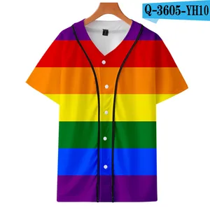 Новый узор переливающийся цвет wo men и youth тонкая бейсбольная майка на заказ мужская спортивная майка с 3D принтом wo Men Jersey - изображение