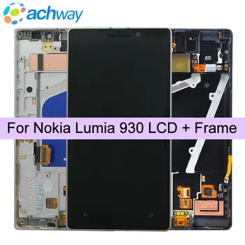 

Original For Nokia Lumia 930 LCD Display with Touch Screen Digitizer Assembly With frame Free Shipping For Lumia 930 LCD Screens