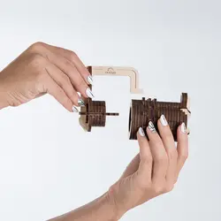 Деревянная Механическая Трансмиссия модель сборки игрушечный цилиндр творческий подарок на праздник