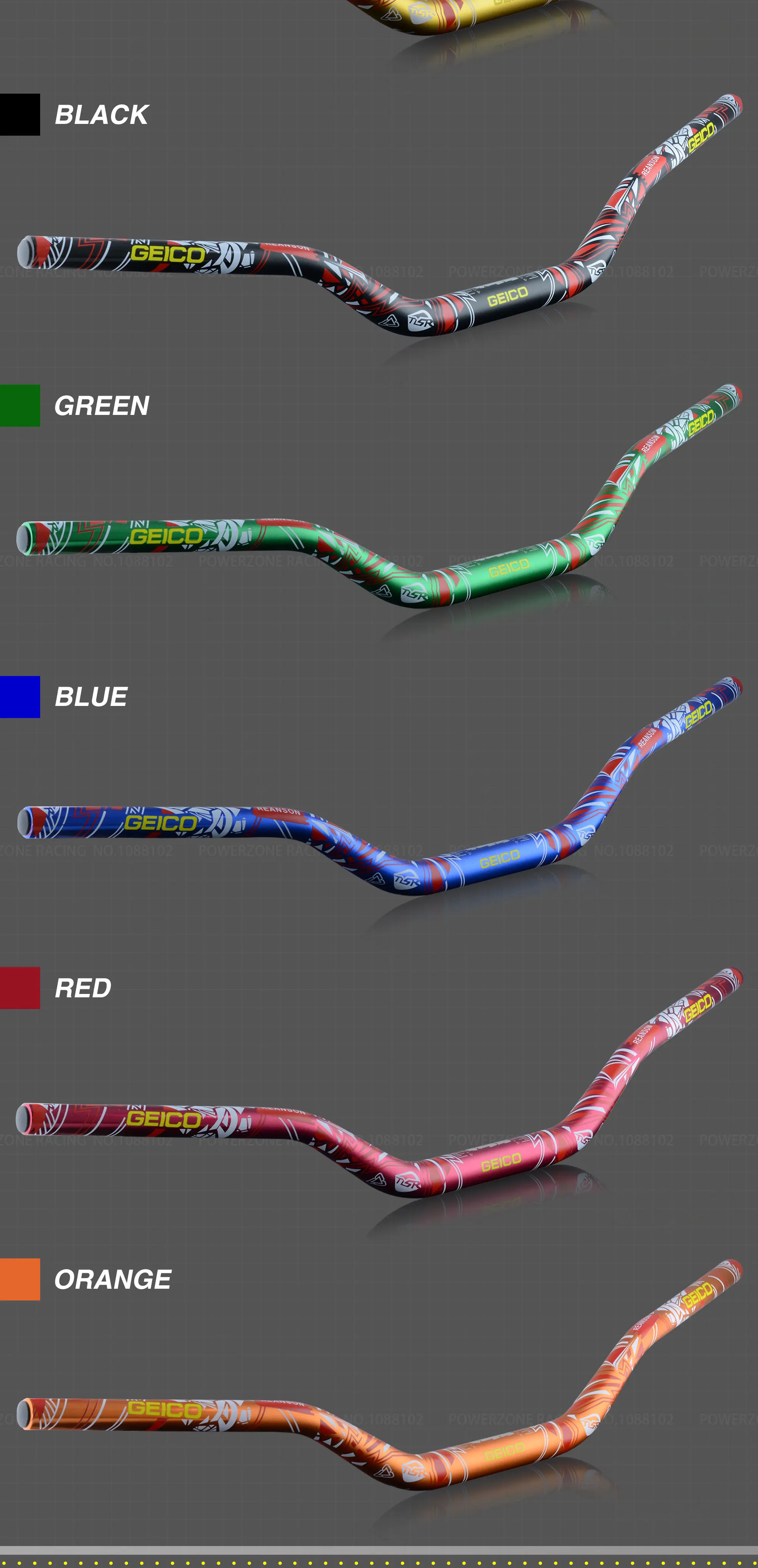 Серая алюминиевая 28 мм 1-1/" Руль для moto rcycle moto MX CR CRF CRM XR YZ YZF WR WRF DR DRX RM РМЗ EX 85 125 200 250 400 650