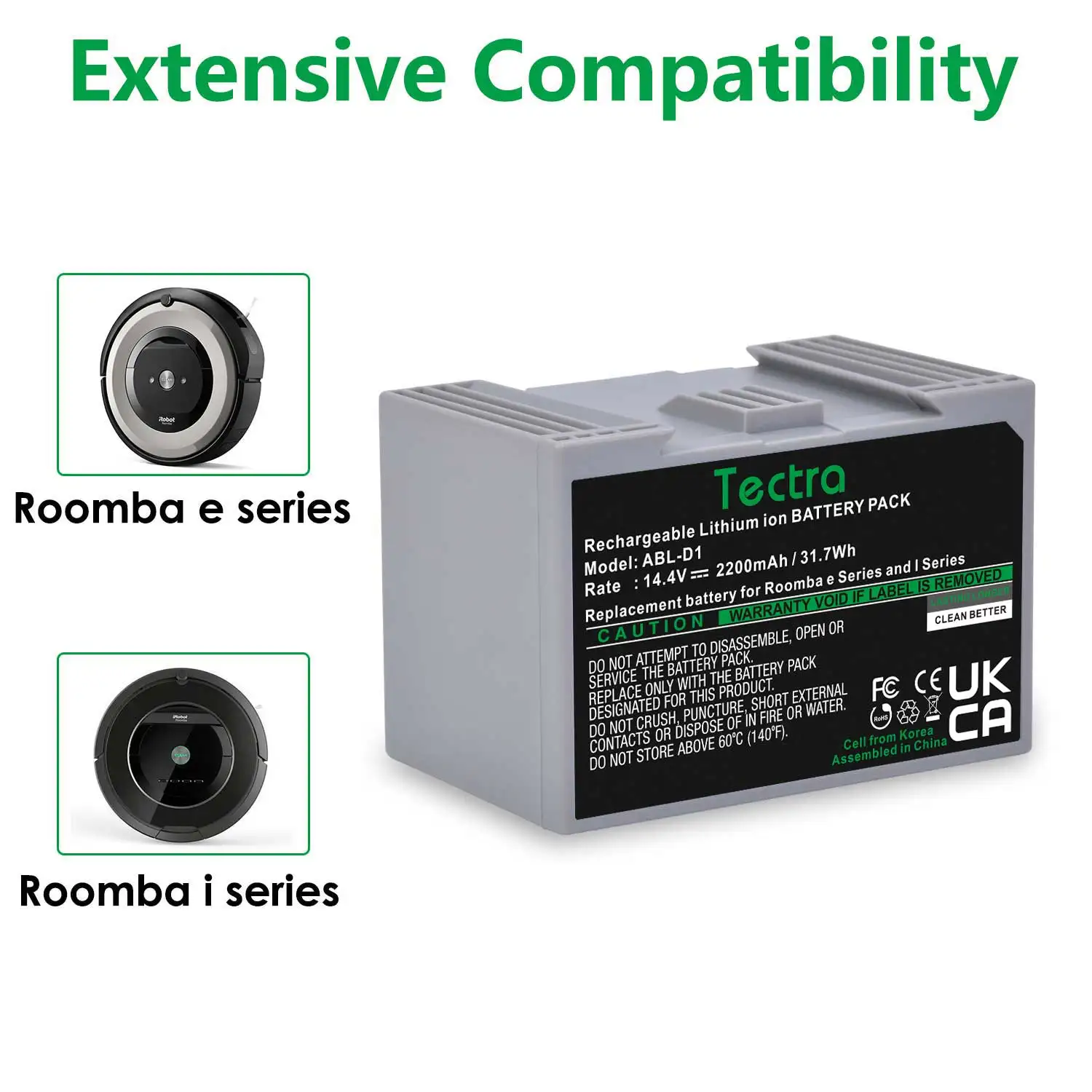 Lithium Ion Battery for Roomba® e & i series