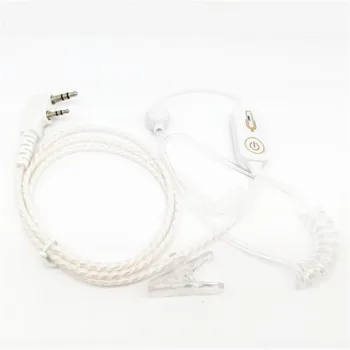 

White crystal earphone for BAOFENG UV5R Plus BF-888S for Kenwood TK3107 TK3207 TK3307 radios