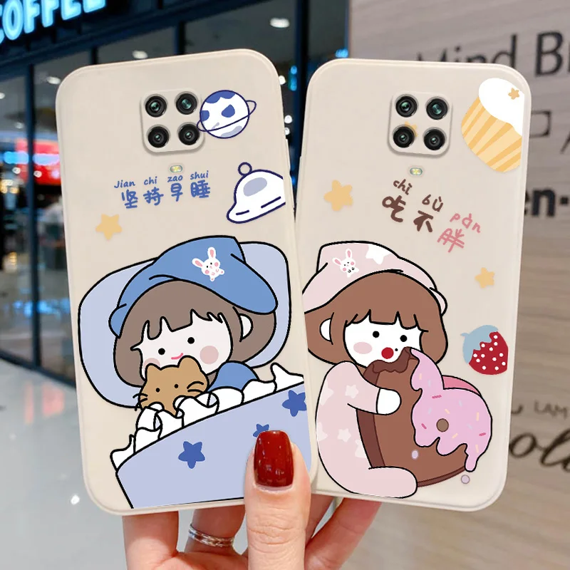 Poco X3 Pro Case For Redmi 9C NFC Funda Xiaomi Redmi Note 9 10 Pro 8 8t 9s 10s 9T 9A 9 S C Cute Bear TPU Camera Protection Cover