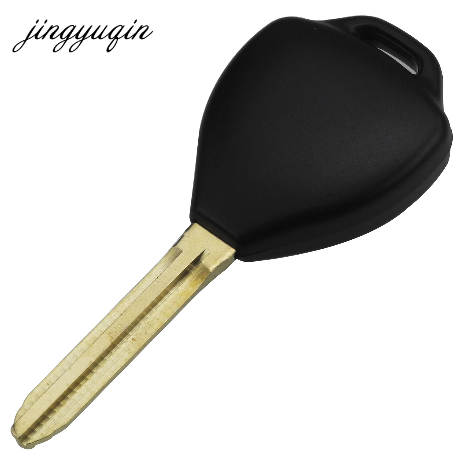 Jingyuqin для Toyota Camry Alphard Corolla 4 кнопки дистанционного ключа оболочки Брелок чехол пустой чехол с Toy43 лезвие