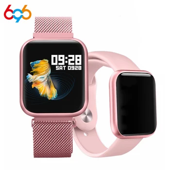 

696 P80 Smart Watch Men Waterproof Heart Rate Monitor 30ATM Sports Watch Women Sleep Monitor Full Touch Screen Upgrade P68
