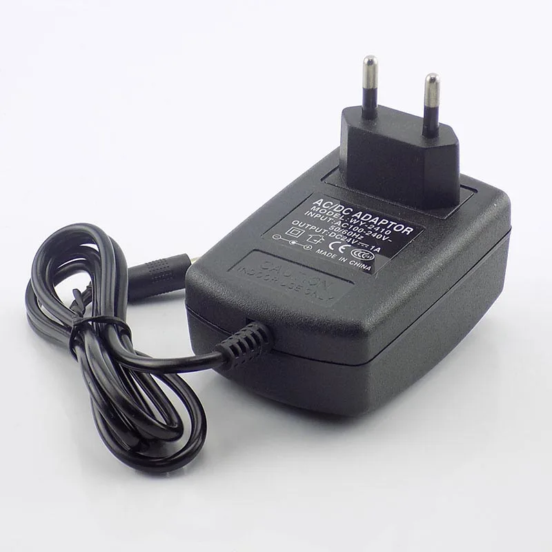 AC 100 V-240 V DC 24V 1A Мощность адаптера переменного тока преобразователь CC ТВ Камера зарядное устройство для ТВ переключатель для Светодиодные ленты света 5,5 мм* 2,1 мм US EU Plug J17