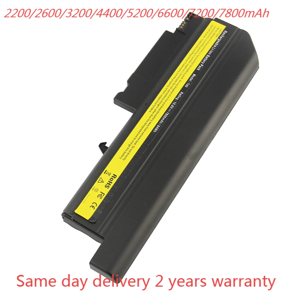 7800mAh for IBM LENOVO Laptop battery ThinkPad T40P T40 Series T41P T41 T42P T42 T43 93P5003 ASM 08K8192 08K8196 08K8197 | Компьютеры и