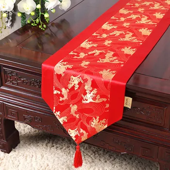 

New Chinese Zen Table Flag Modern Simple European American table linen TV Cabinet Cover Cloth Bed Tail Towel