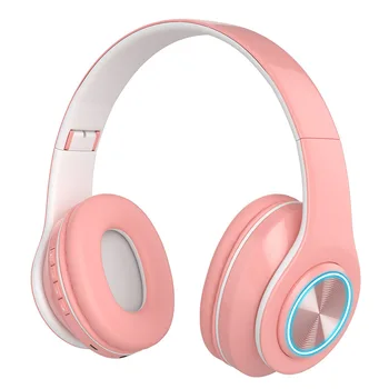 

Manufacturers Direct Selling Wireless Shining Bluetooth Headset B39 Macarons Stereo Headphones Folding Card Instert Cross Border
