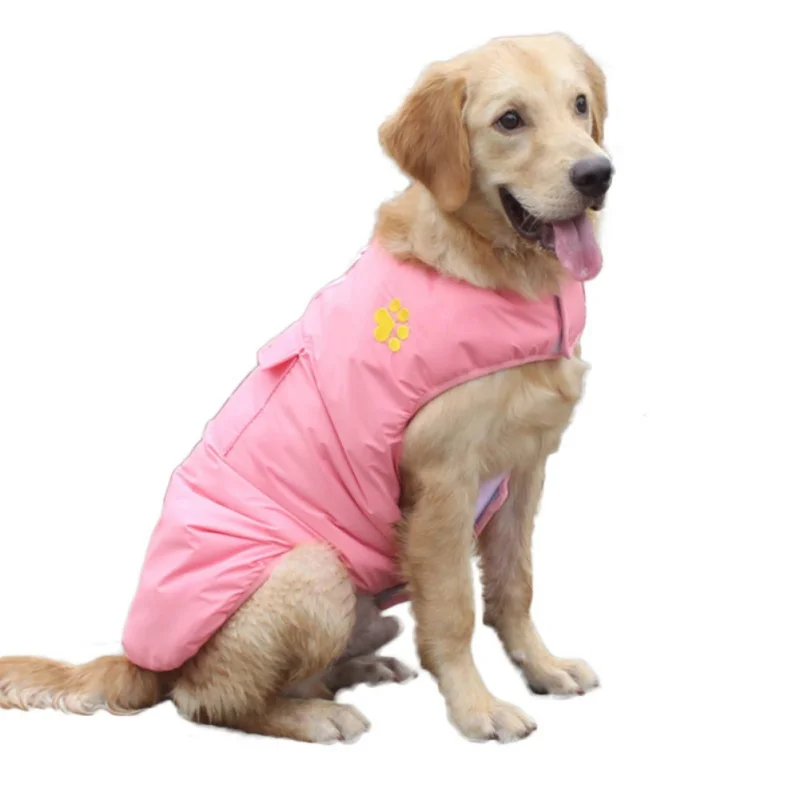 

11-7 Size plus Winter Warm Dog Pets Clothes Waterproof Pet Vest Jacket Coat Chihuahua Pug French Bulldog Clothes
