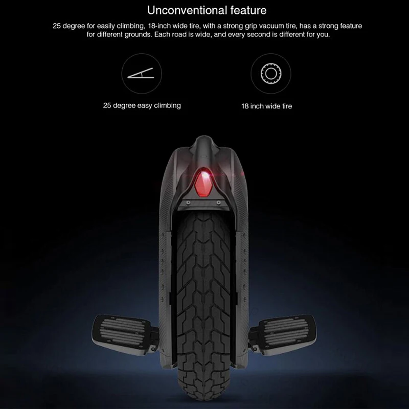 Ninebot One Z10 самобалансирующийся колесный скутер электрический Моноцикл 1800 Вт Скорость двигателя 45 км/ч Встроенная ручка ХОВЕРБОРДА Z Z6