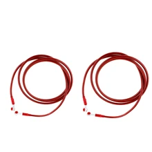 200 см-210 см тормозной Масляный шланг Труба пластиковая оплетка, подходит для мотоцикла мотоцикл-красный