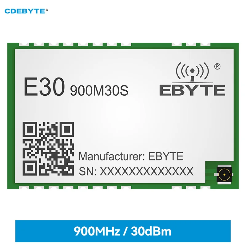 SI4463 868/915MHz RF Wireless Module E30-900M30S Long Range 2.5KM 100mW IPEX/Stamp Hole Antenna SMD Package SPI | Мобильные телефоны