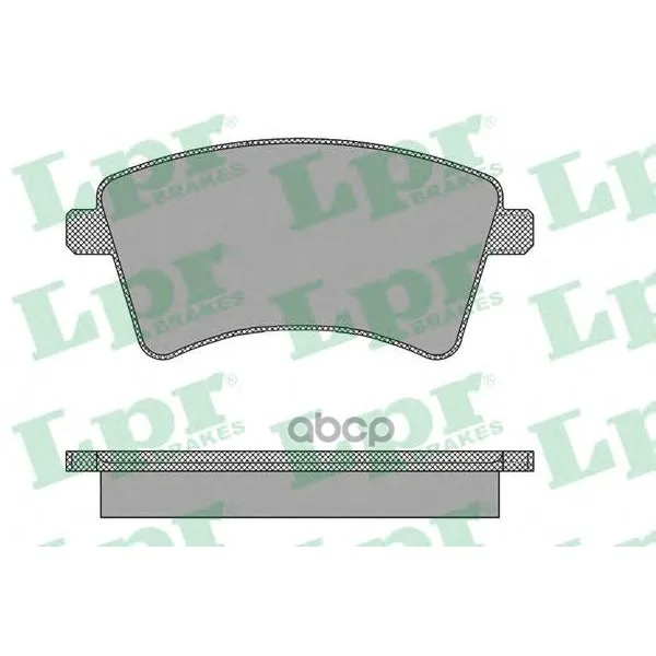 Колодки Тормозные Renault Kangoo 08- Передние Lpr 05p1465 Lpr арт. 05P1465