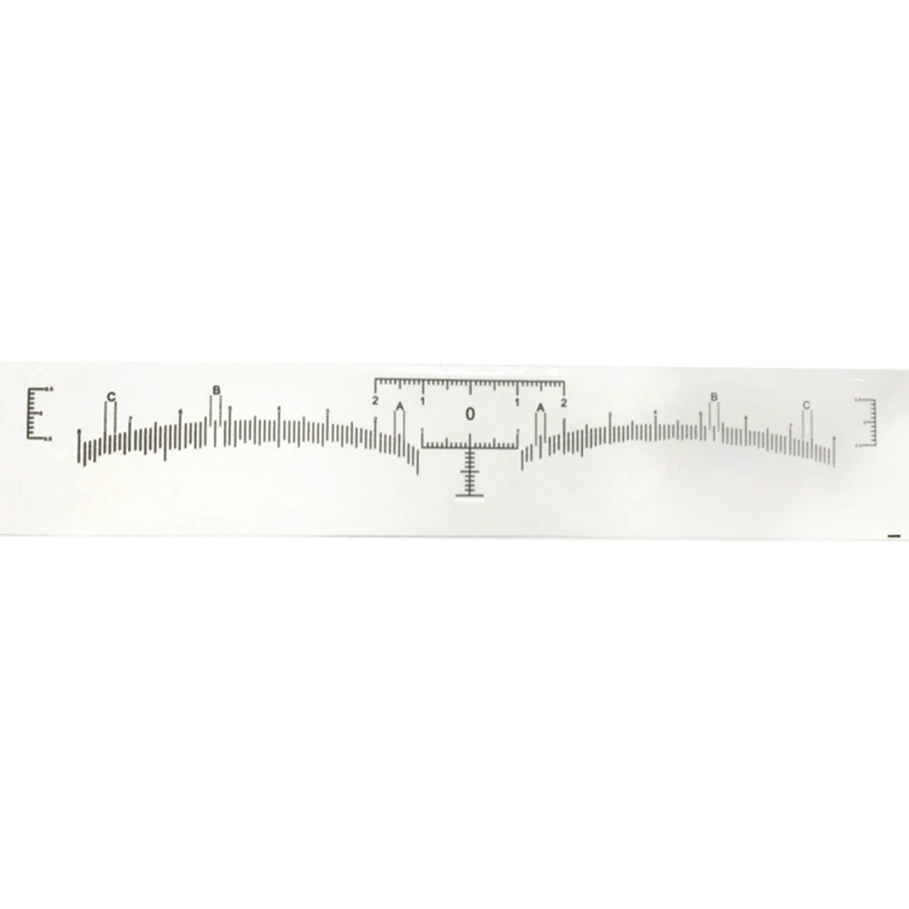 100 шт точные Перманентный макияж бровей инструменты для моделирования одноразовая бровь измерительная линейка стикер KG66