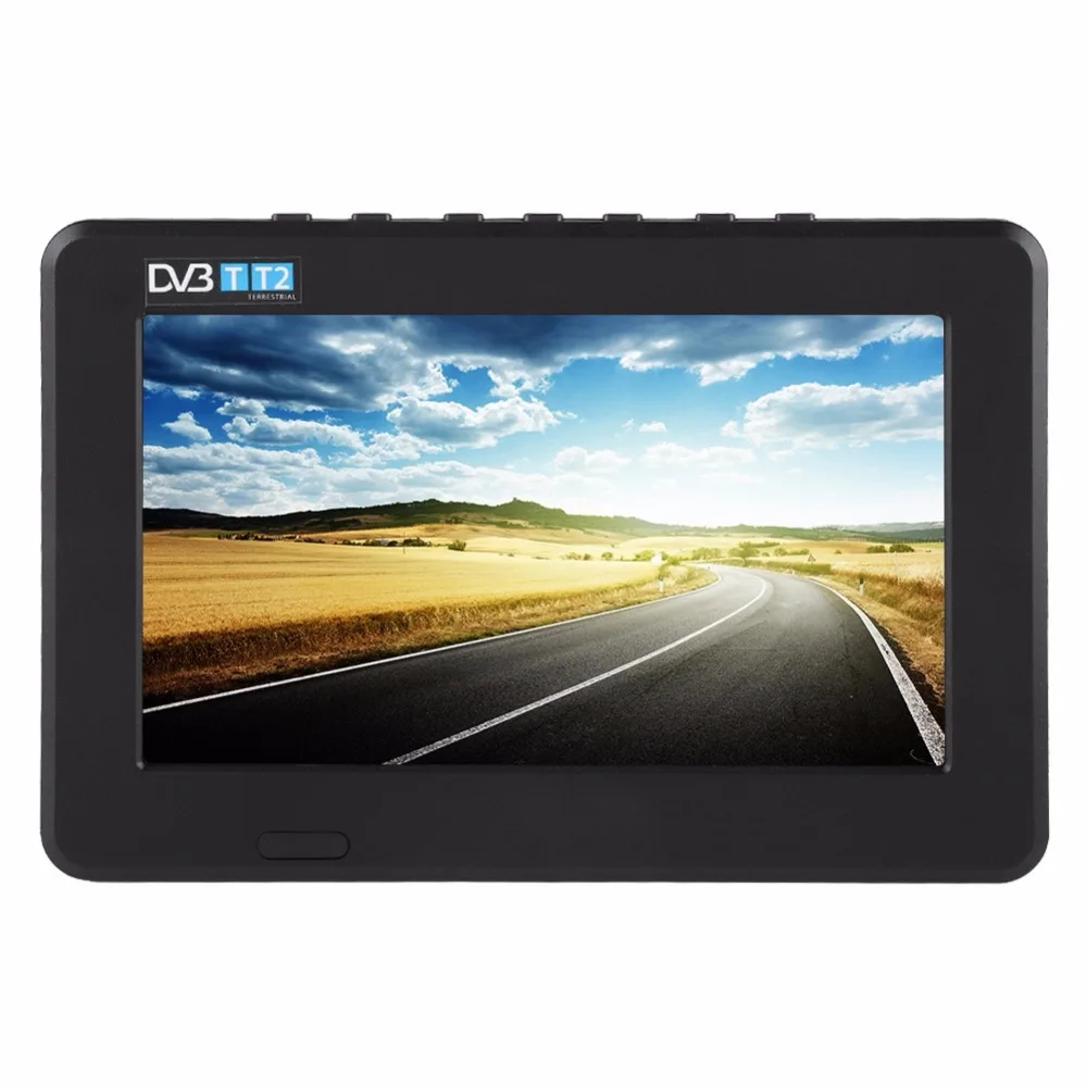 LEADSTAR Портативный 7 дюймов Мини Телевизор Smart ТВ ЖК ТВ 16:9 HD 1080P Автомобильный цифровой ТВ стерео окружающие ТВ штепсельная вилка стандарта США