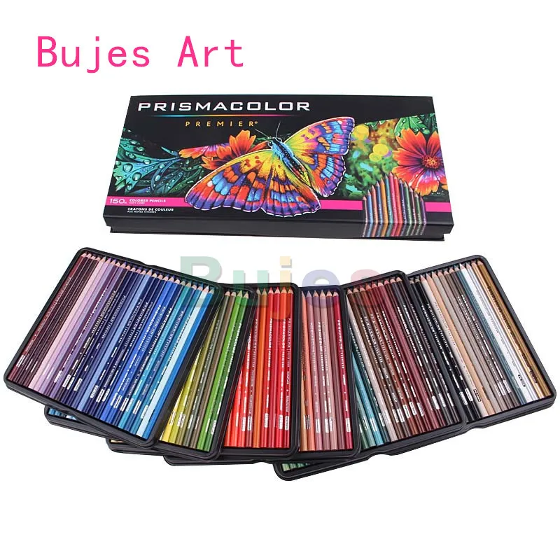 Lapis de cor США Sanford Prismacolor Premier 150 цветов масляный цветной карандаш 3 8 мм мягкий