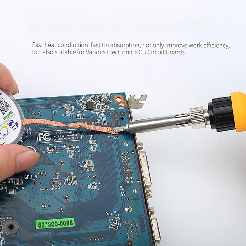 MECHANIC Desoldering Braid Desoldering Wick 1.0/1.5/2.0/2.5/3.0/3.5/4.0mm 솔더 리무버 BGA 솔더 심지 용접 도구
