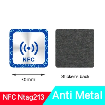 

50pcs Ntag213 Stickers/13.56 MHz nfc tag for all nfc phone/it's available for Huawei Share OneHop/Anti Metal Sticker