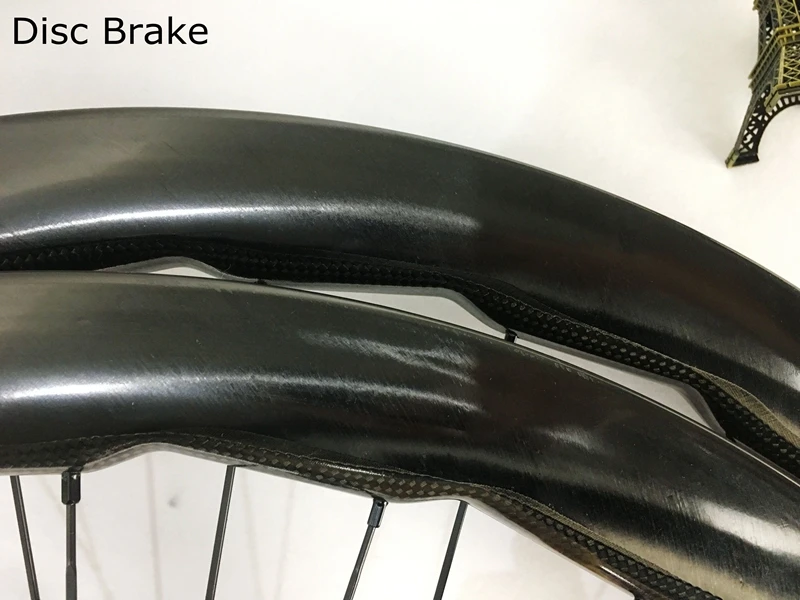 Disc Brake carbon wheelset Tubeless 28mm wide 45/58mm depth disk brake wheel DT35 hubs 21mm inner width 3K/UD weave | Спорт и