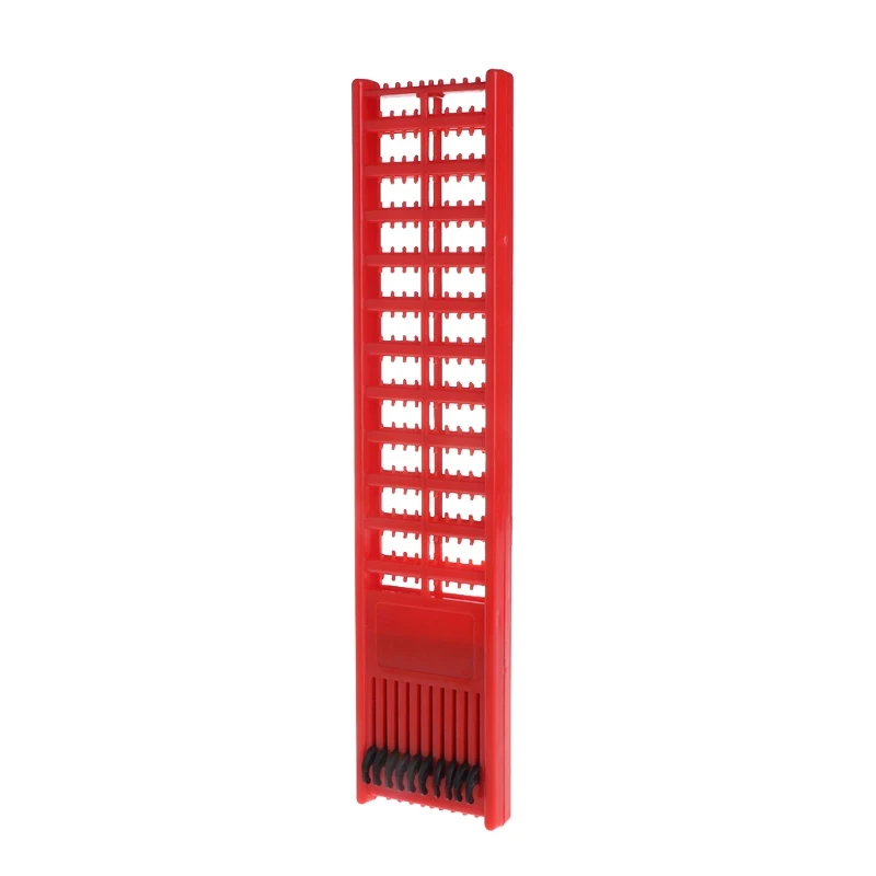 

Fishing Rig Board Plastic Double Side Spring Hooks Storage Catch Holder Random