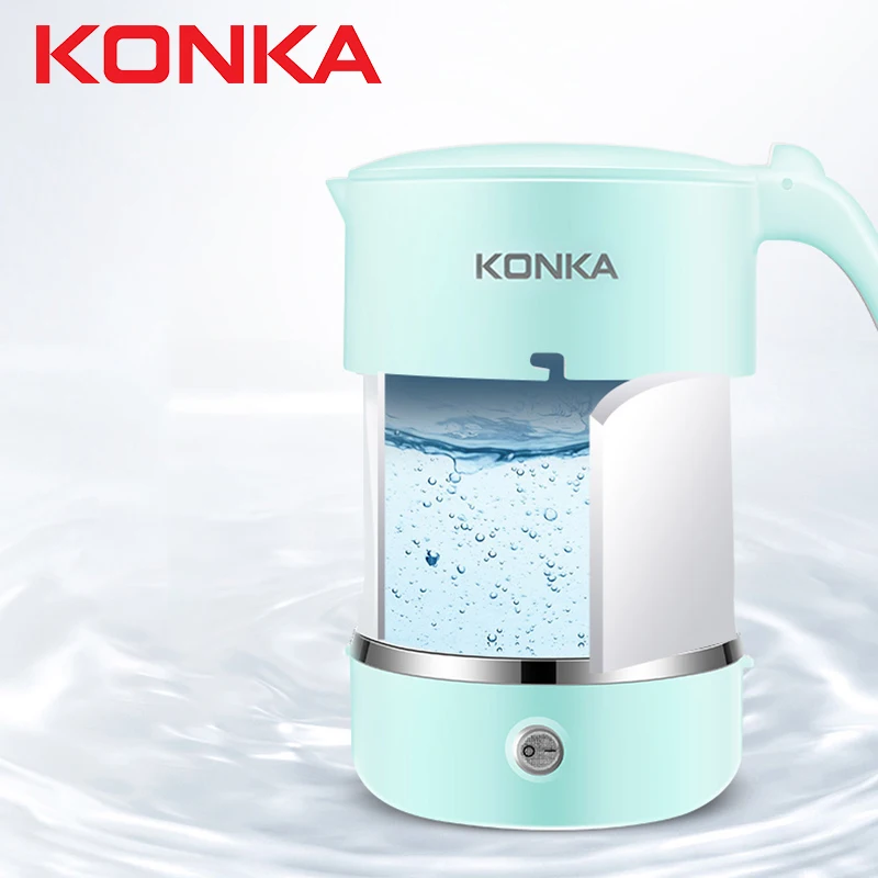 Konka мини термостатический складной портативный дорожный Электрический чайник tetera электрический чайник для воды