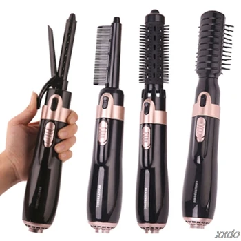 

4 In 1 Hair Machine Curler Straightener Dryer Comb Salon Hair Styling Tool