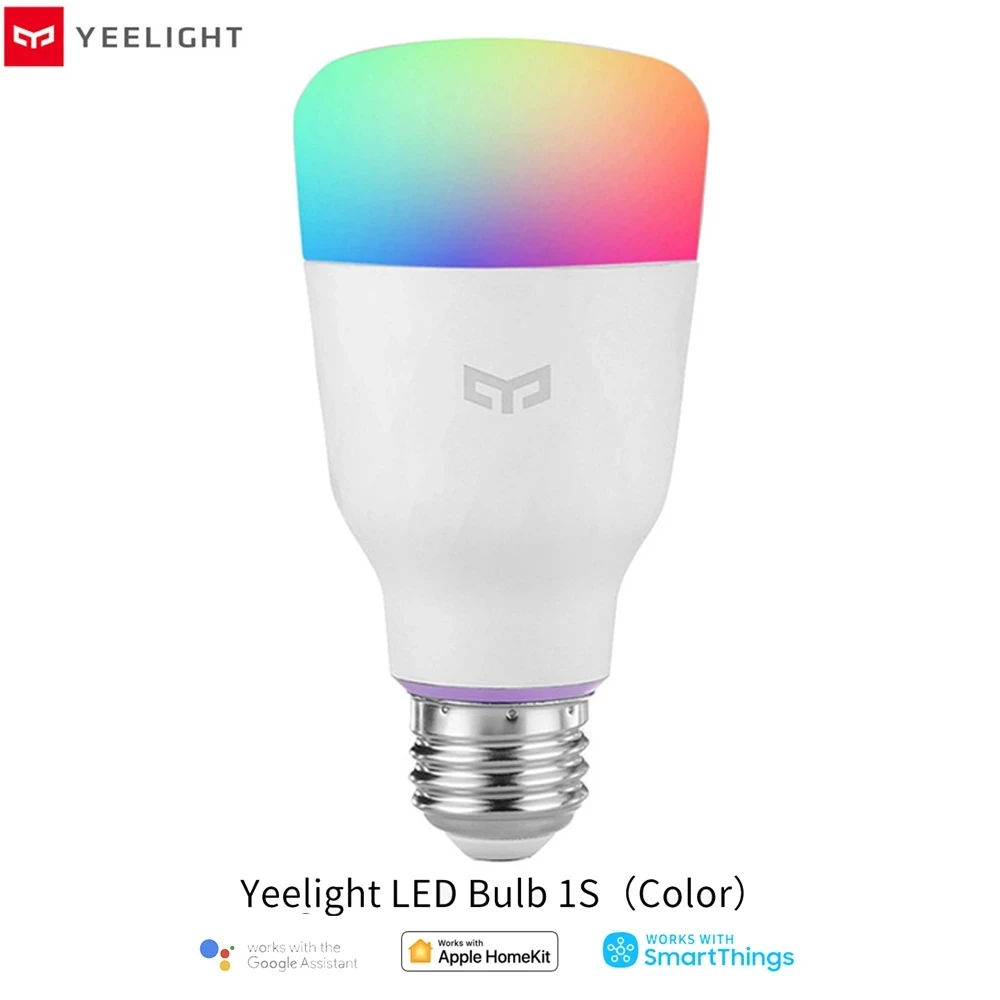 Yeelight Smart Светодиодный лампы 1s Красочные 800 люмен 8 5 W E27 лимон умная лампа для Home