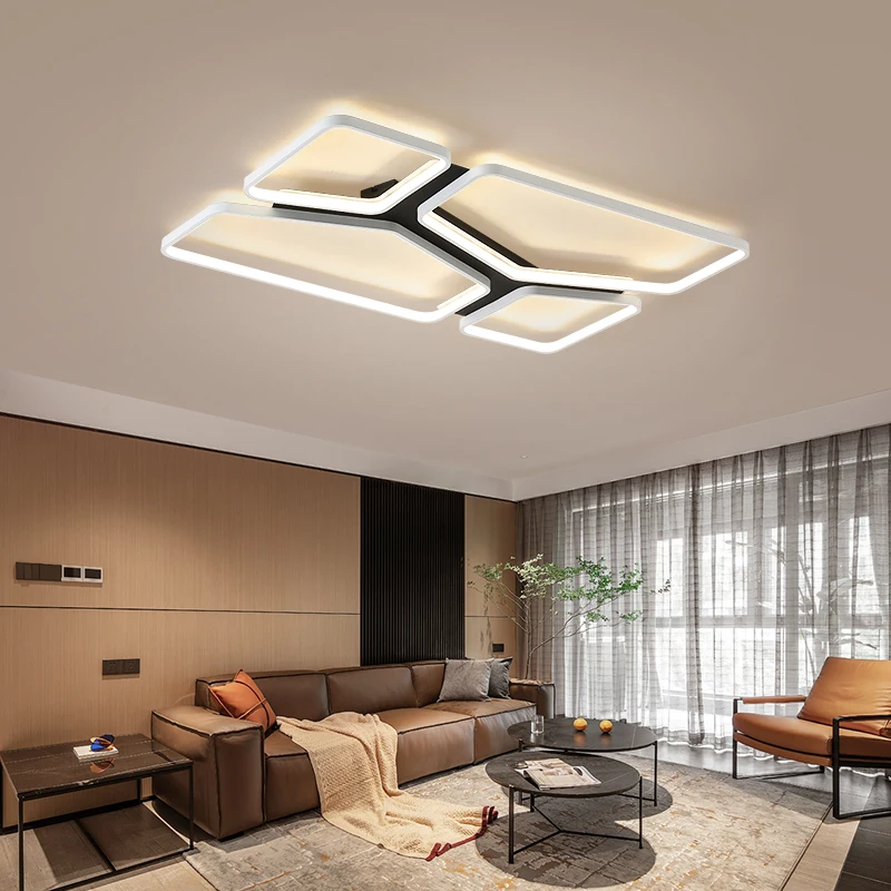 Modern LED Ceiling Lamp for Living Room Dinning room Bedroom Study Home With Remote Control Dimmable Lights Lighting | Лампы и