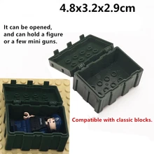 

MOC Military Weapons Box Blocks Toys for Boys WW2 Compatible Technical Mini Contruction Building Bricks Creative DIY Juguetes