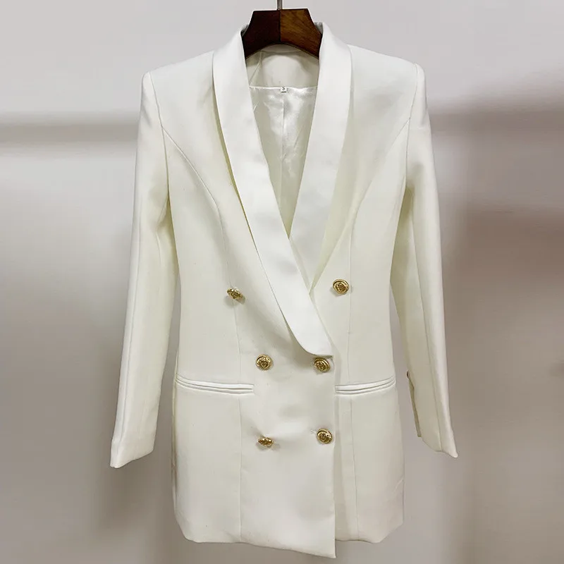 Высокое качество, новинка, стильное дизайнерское пальто, женская куртка на кнопках льва, двубортное длинное пальто, много цветов, X698