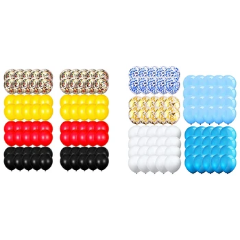 

80 Pieces of Carnival Balloons Confetti Balloons Christmas Colorful Party Balloons