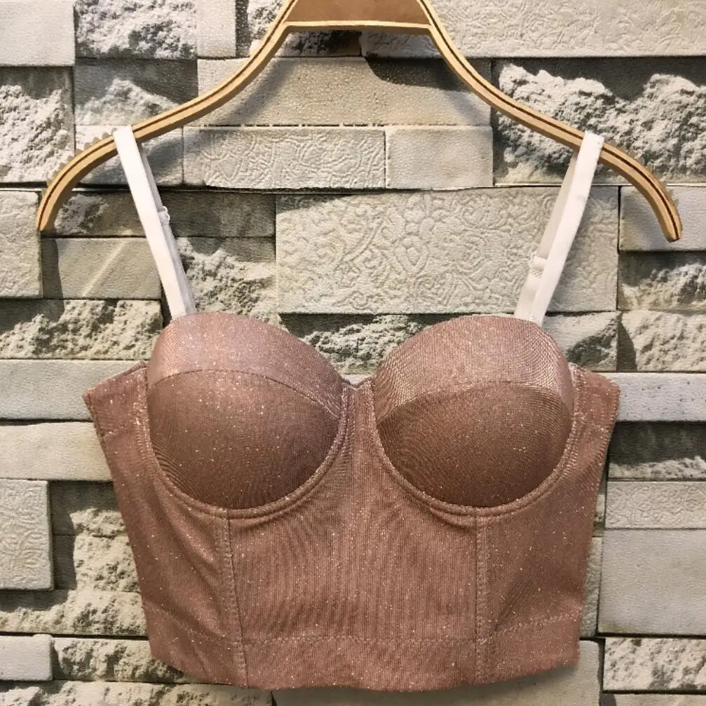 

European and American wild new sexy flash Vest straps waist