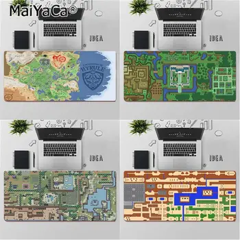 

MaiYaCa High Quality The Legend of Zelda map DIY Design Pattern Game mousepad Rubber Computer Gaming mousepad