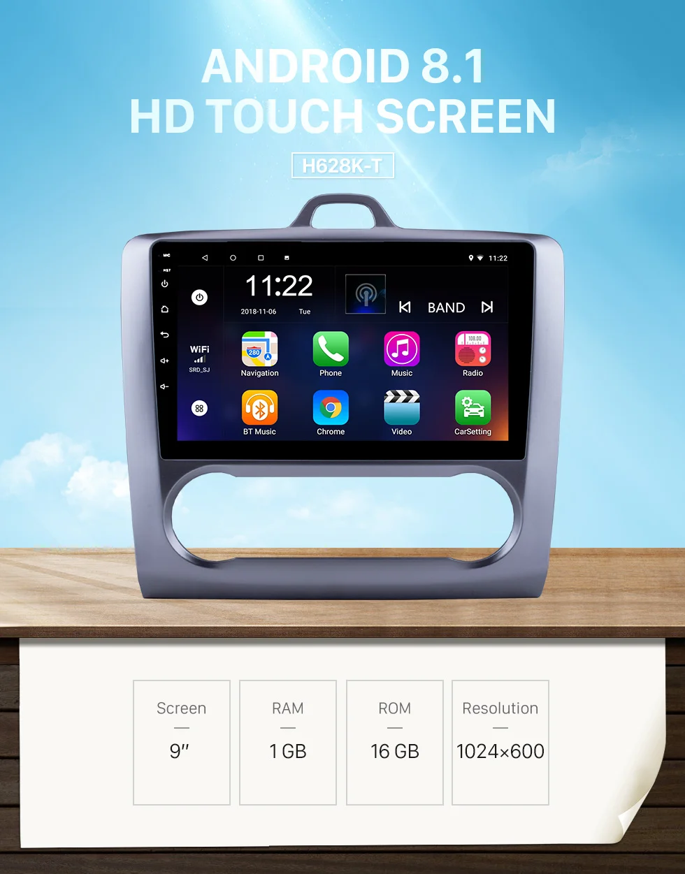 Sale Seicane Car Stereo Android 9.0 HD 9" 2Din WiFi Radio GPS Tochscreen Multimedia Player For Ford Focus Exi AT 2004-2011 Head Unit 0 Sale Seicane Car Stereo Android 9.0 HD 9" 2Din WiFi Radio GPS Tochscreen Multimedia Player For Ford Focus Exi AT 2004-2011 Head Unit 0