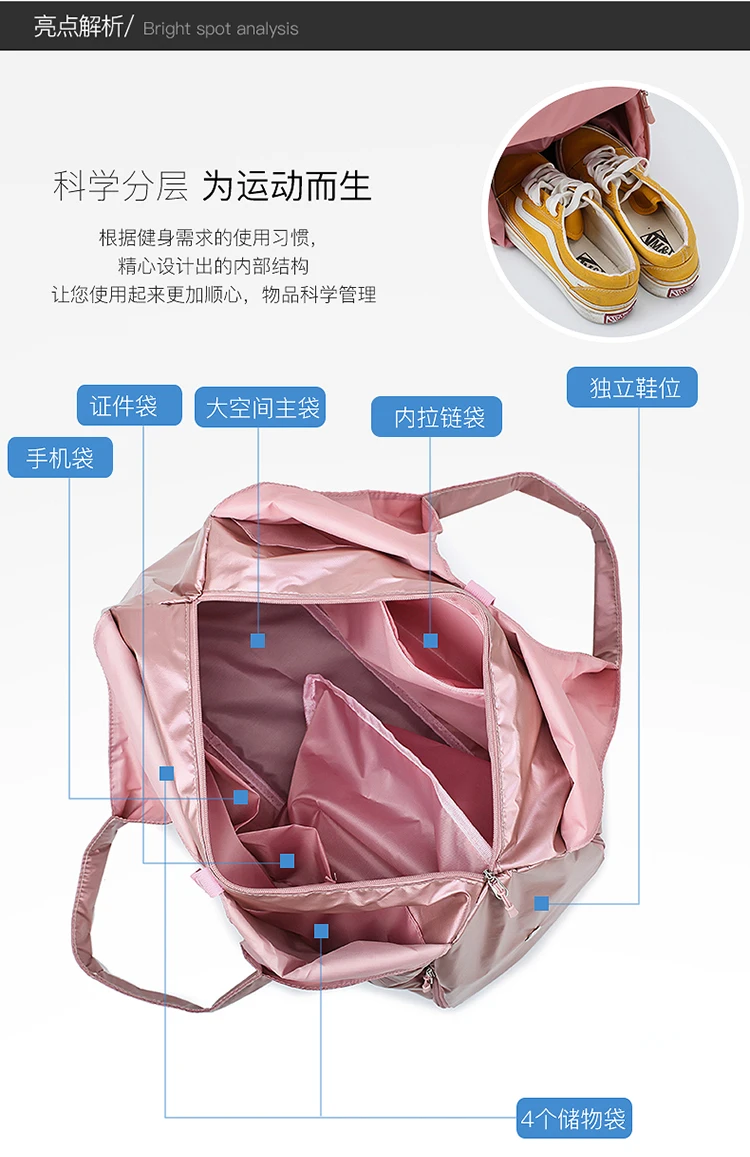 Сумка для Йога-коврика перламутровые фитнес-сумки для спортзала Sac De Sport для женщин и мужчин блестящий мешок для тренировок гимнастического зала Мумия Спорт Tas Silver Sporttas