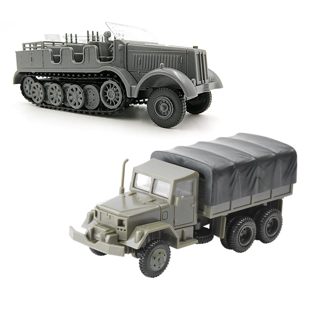 1:72 M35 военный грузовик 4D колесный бронированные машины модель сборки без резины