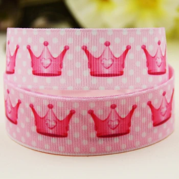

22mm 25mm 38mm 75mm princess Cartoon printed Grosgrain Ribbon party decoration 10 Yards X-03058