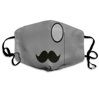 

Dustproof Washable Reusable Hipster Mustache Magnifier Mouth Cover Mask Protective Warm Windproof Mask