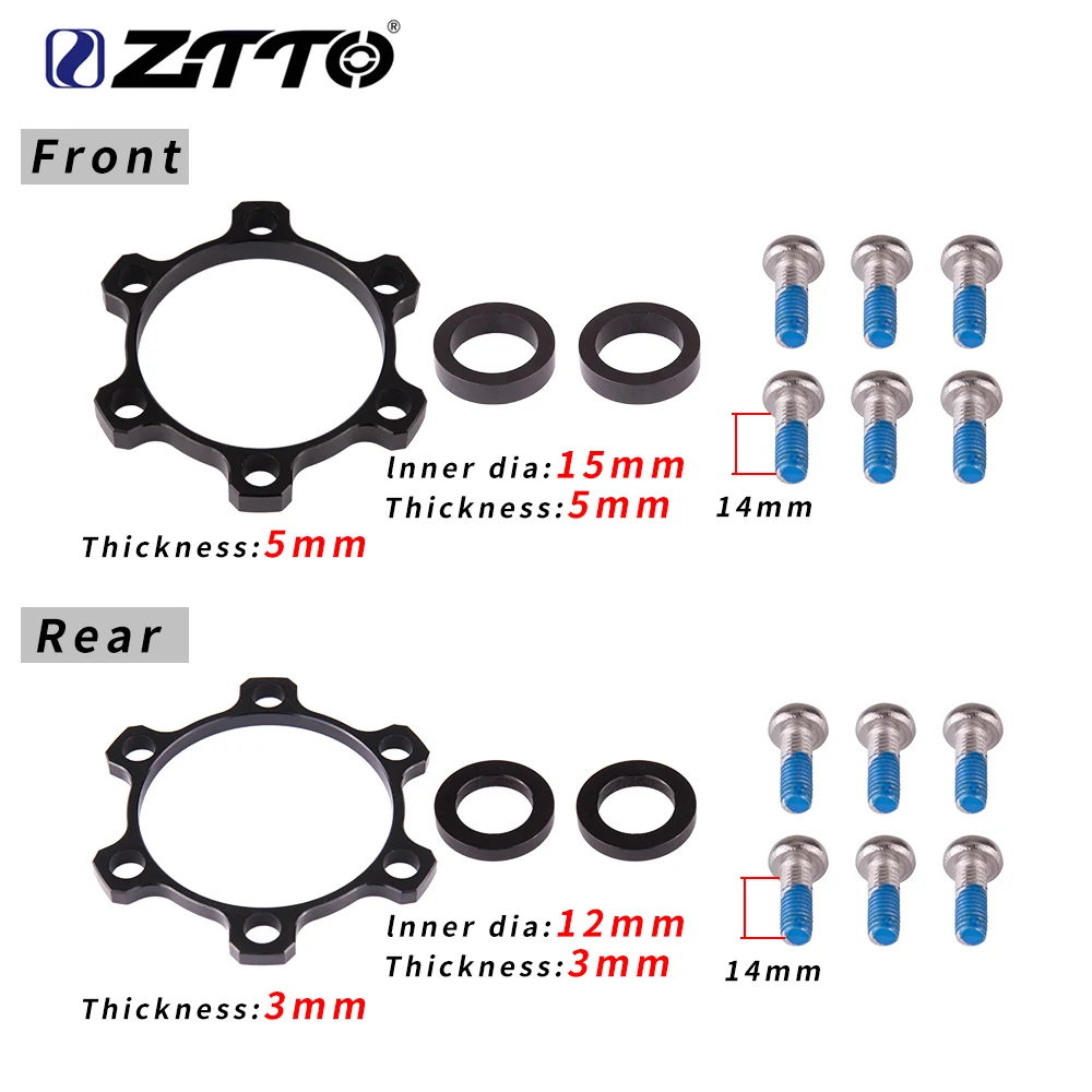 Адаптер ступицы велосипеда ZTTO 100x15 to 110x15 142x12 148x12 110 148 6 болтов стандартная сквозная