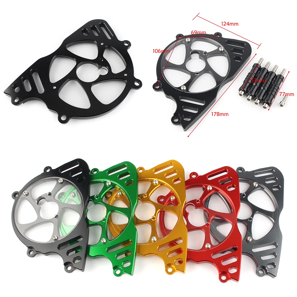 

Z1000 Motorcycle Front Sprocket Chain Cover Guard Left For Kawasaki Z 1000 2010 2011 2012 2013 2014 2015 2016 2017 CNC Aluminum