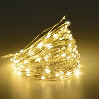 

Decoration LED Outdoor Indoor Light String Fairy Garland Battery Power Copper Wire Lights For Party Christmas Wedding 2m 3m