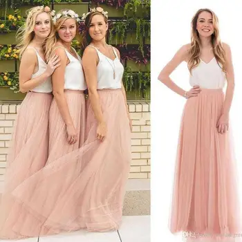 

2020 Two-piece Skirt Europe and America Pleated Slim Was Thin Long Skirts Bride Toast Bridesmaid Dress Customizable